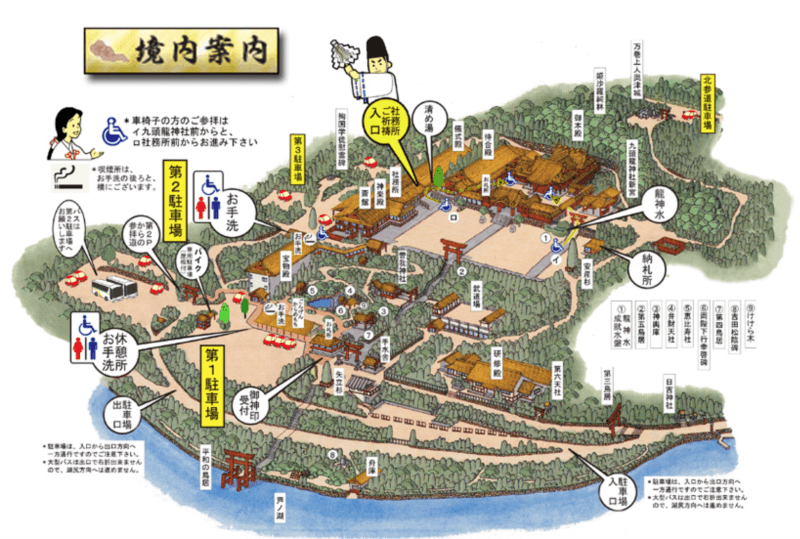 九頭龍神社マップ